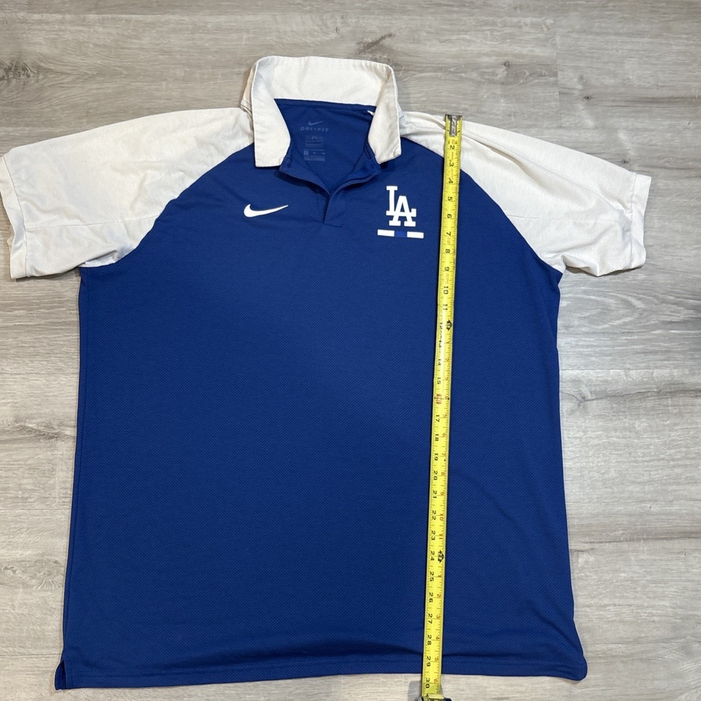 Nike Los Angeles‎ Dodgers 2020 Season Dri Fit Polo Shirt Men's Sz XL - Picture 4 of 8
